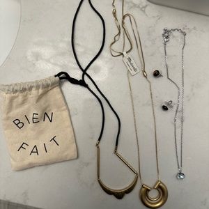 Madewell & SWAROVSKI necklaces